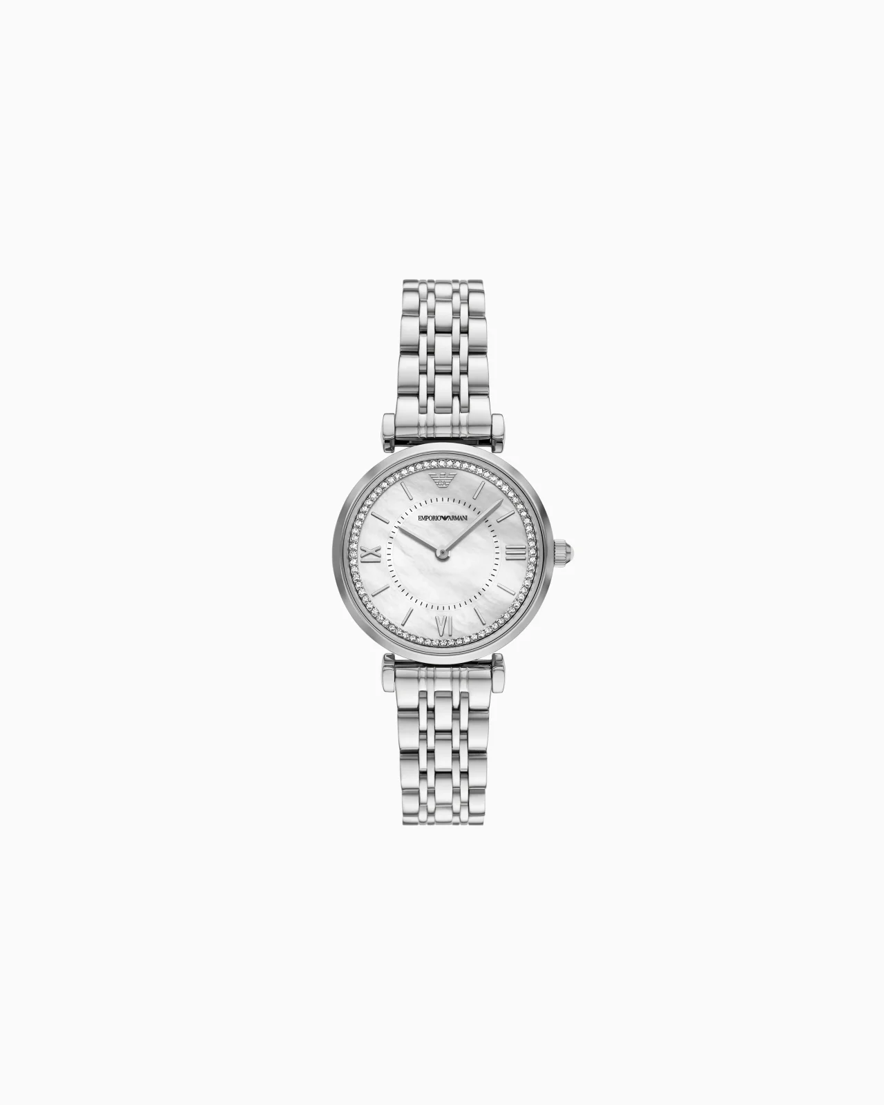 TWO-HAND STAINLESS STEEL WATCH - 1