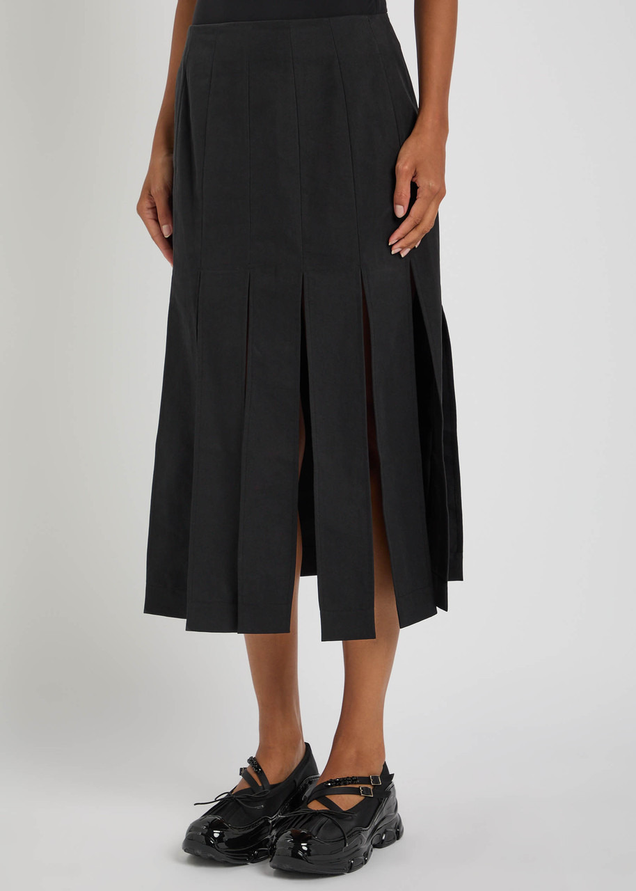 Simone Rocha Panelled Cotton-blend Skirt - 2