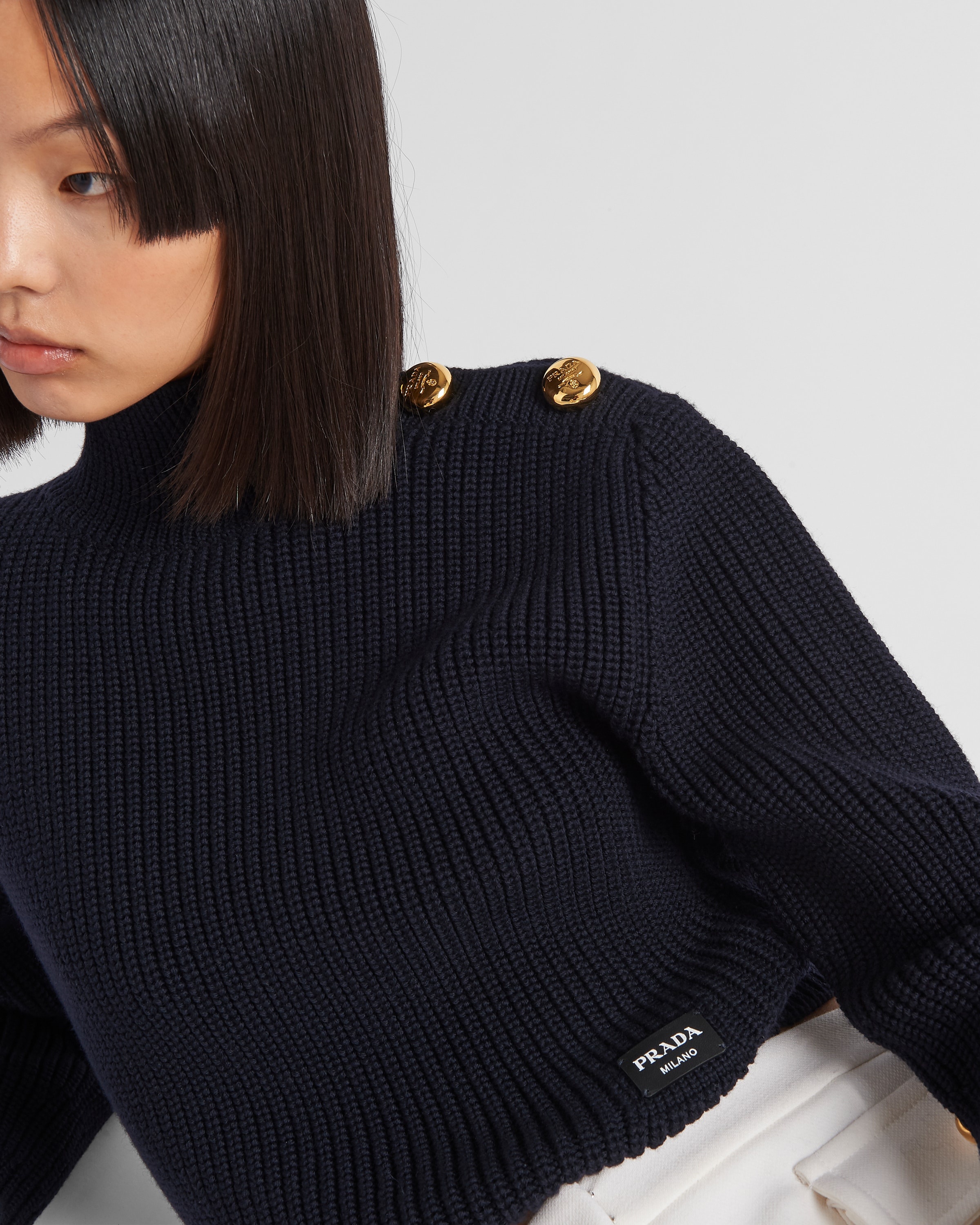 Wool turtleneck sweater - 4