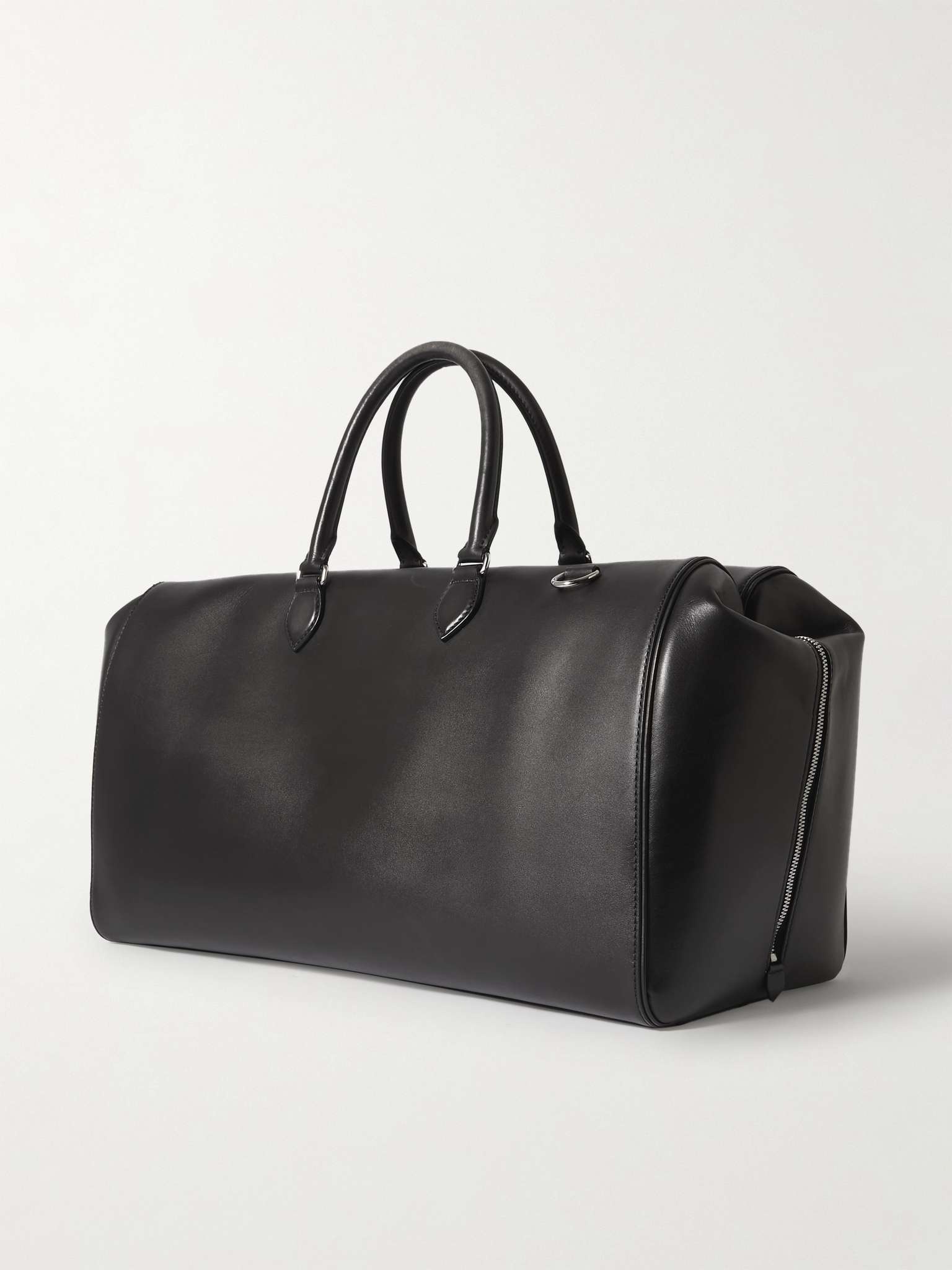 Logo-Debossed Leather Weekend Bag - 4