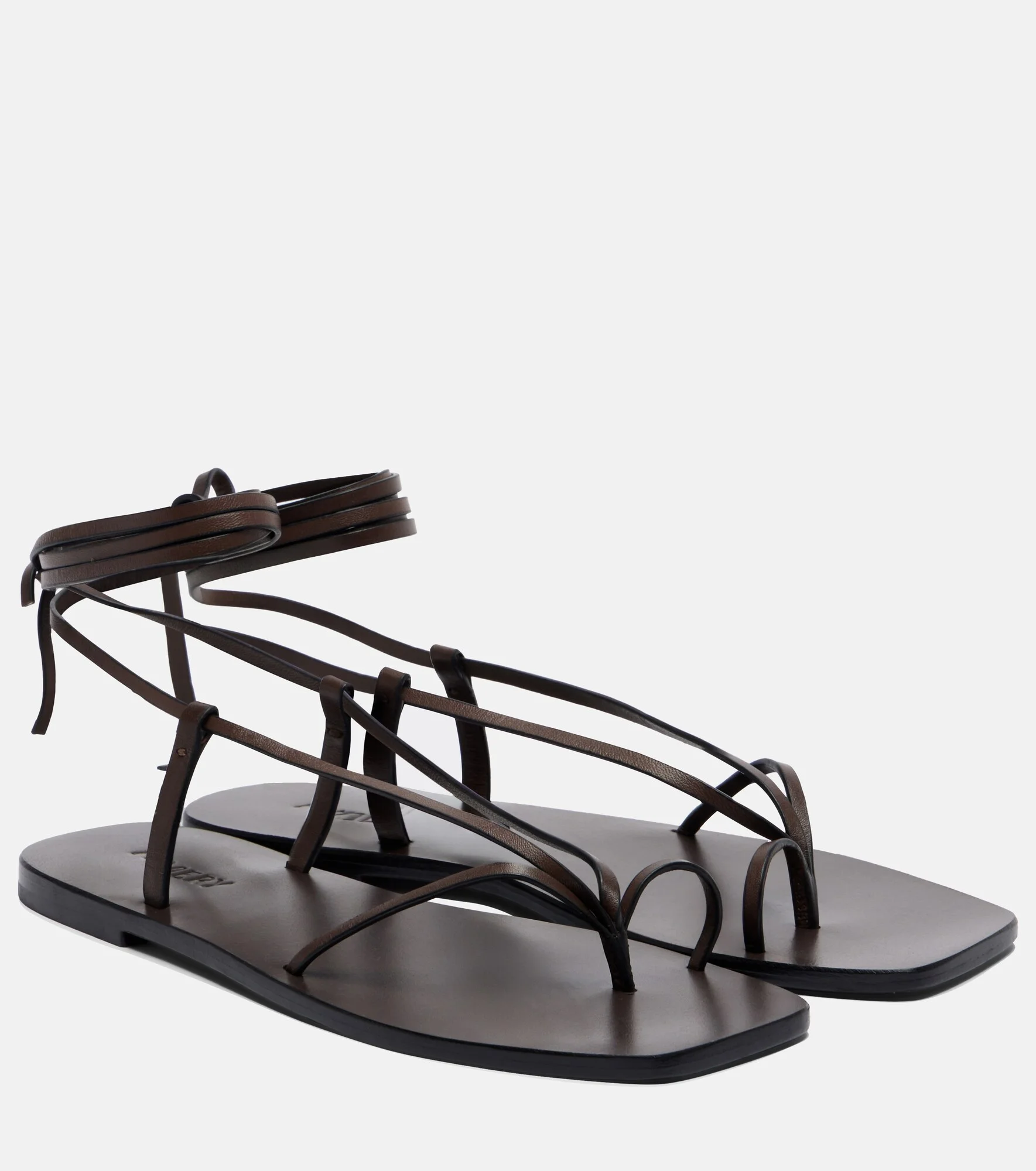 Nolan leather thong sandals - 1
