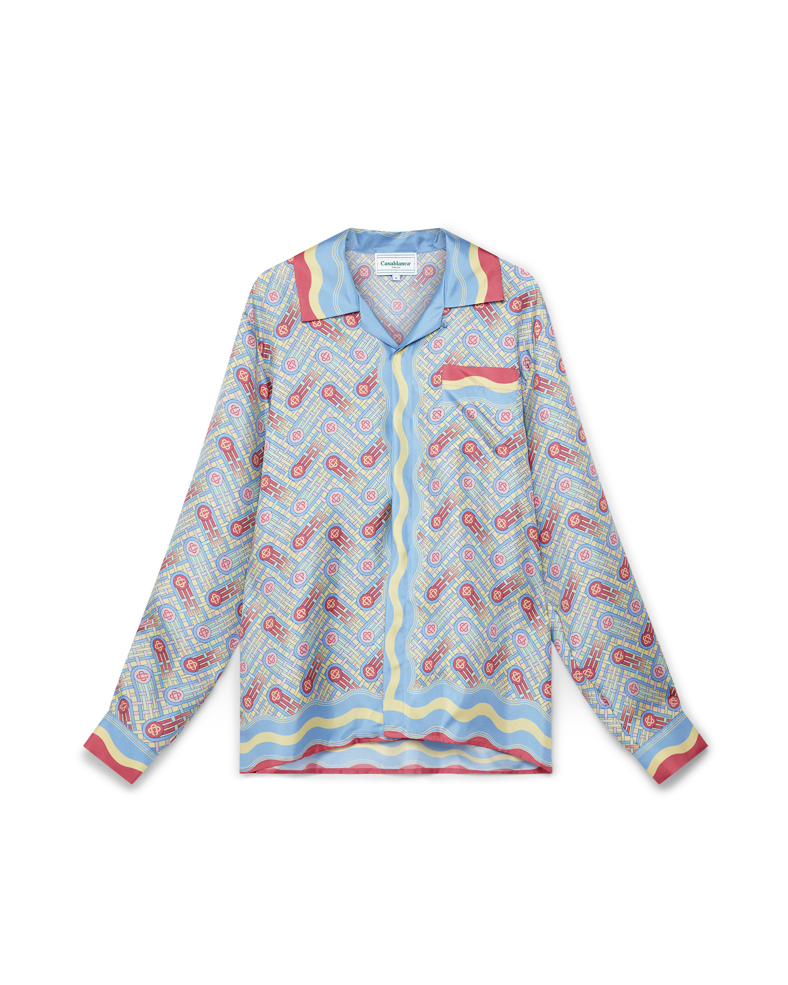 Candy Ping Pong Silk Shirt - 1