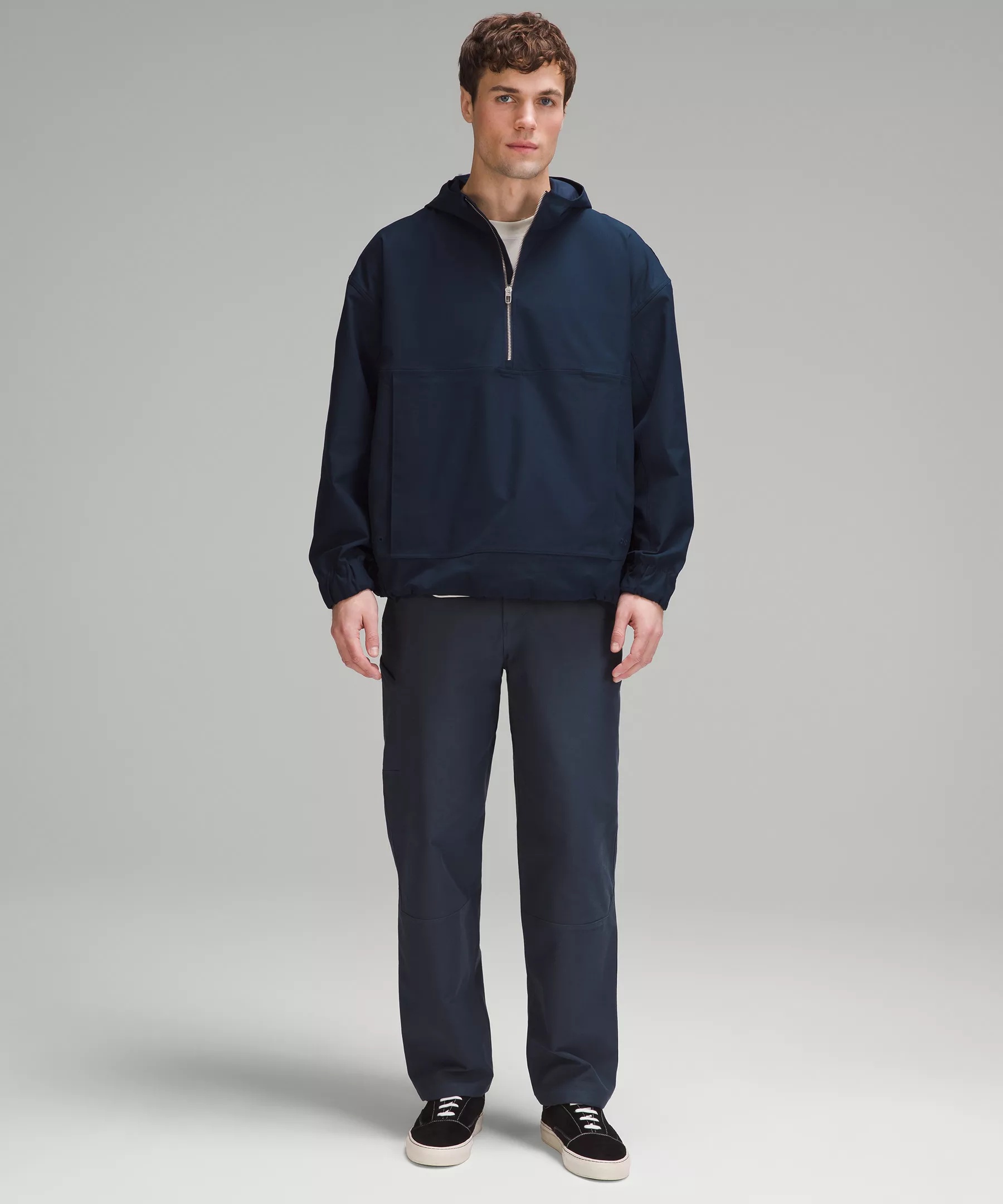 Smooth Twill Half-Zip Anorak - 2