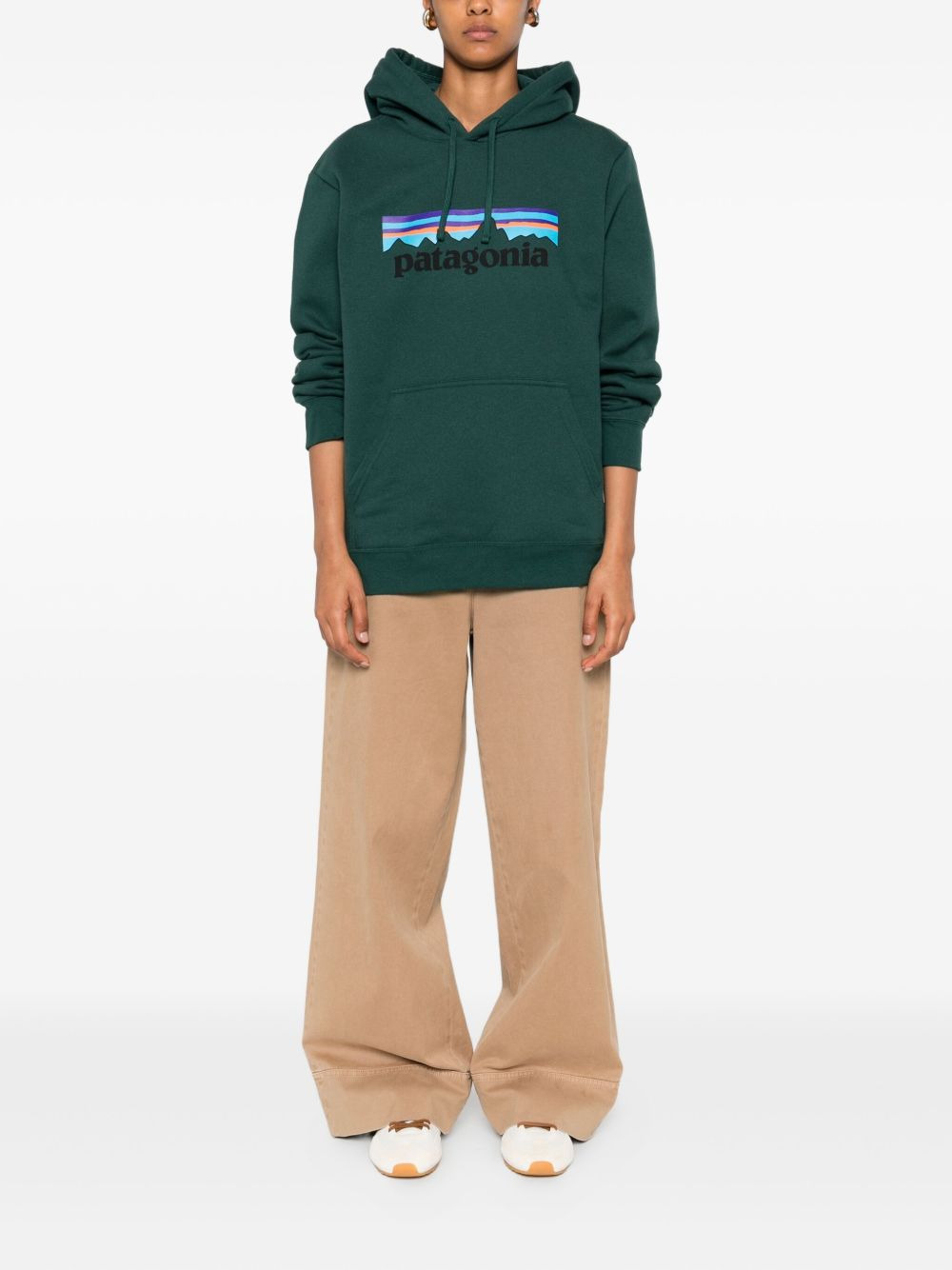 logo-print hoodie - 2
