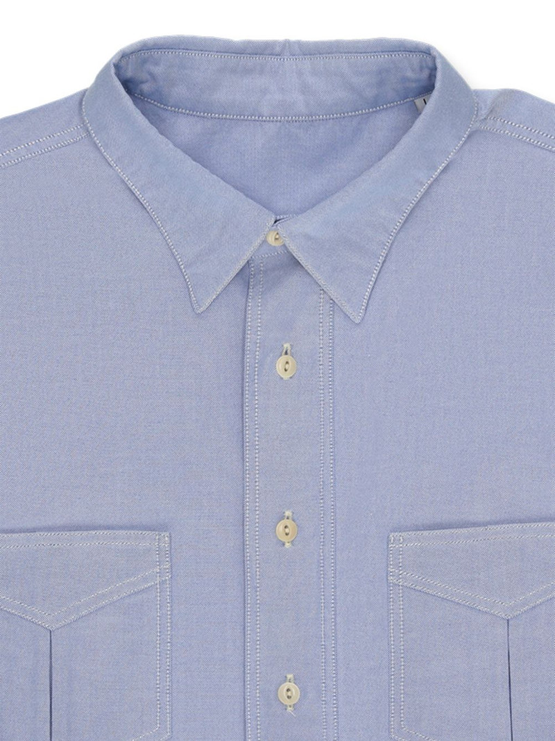 Osumi patch-pocket oxford shirt 5