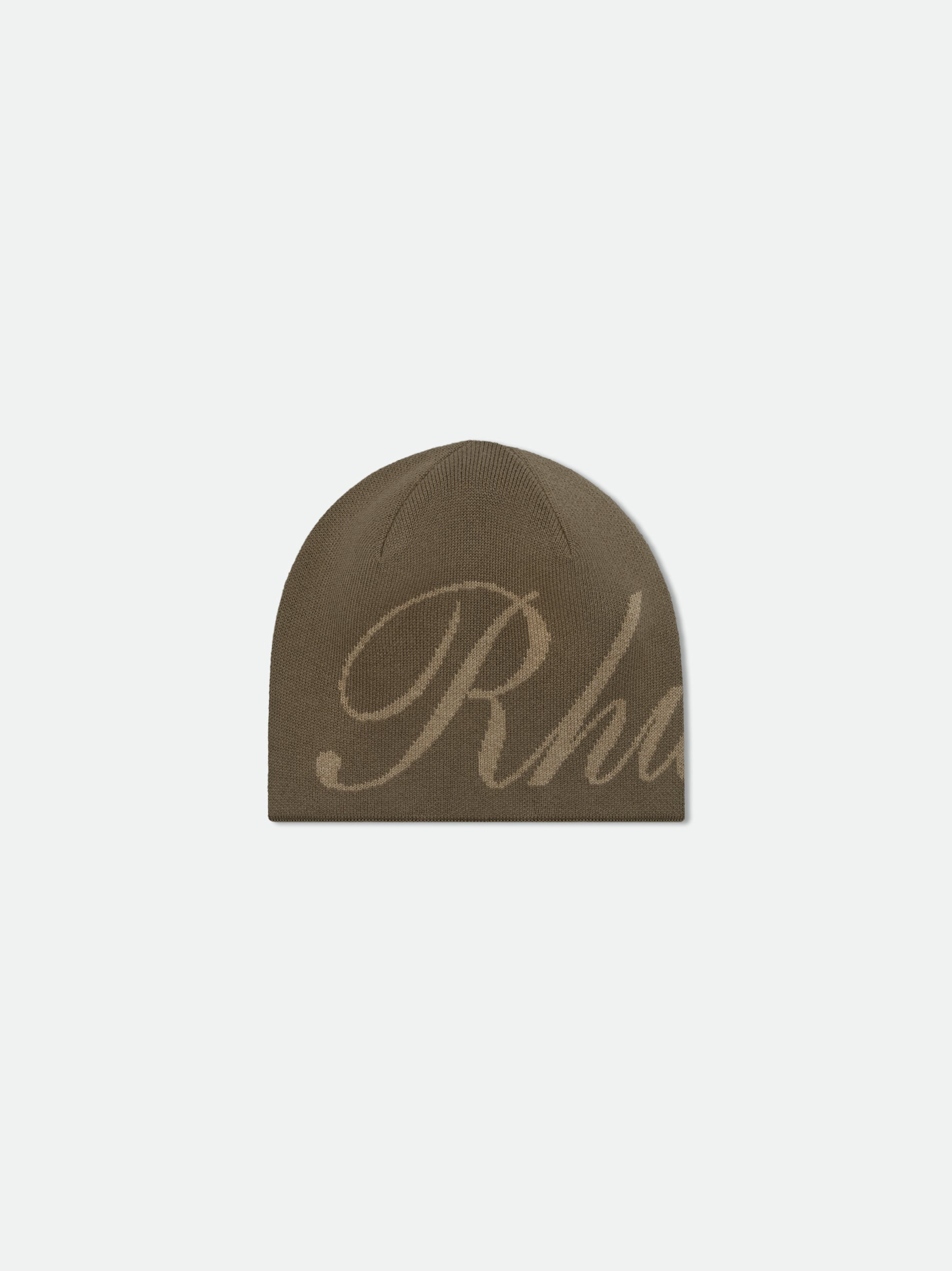 RHUDE SCRIPT KNIT BEANIE - 1