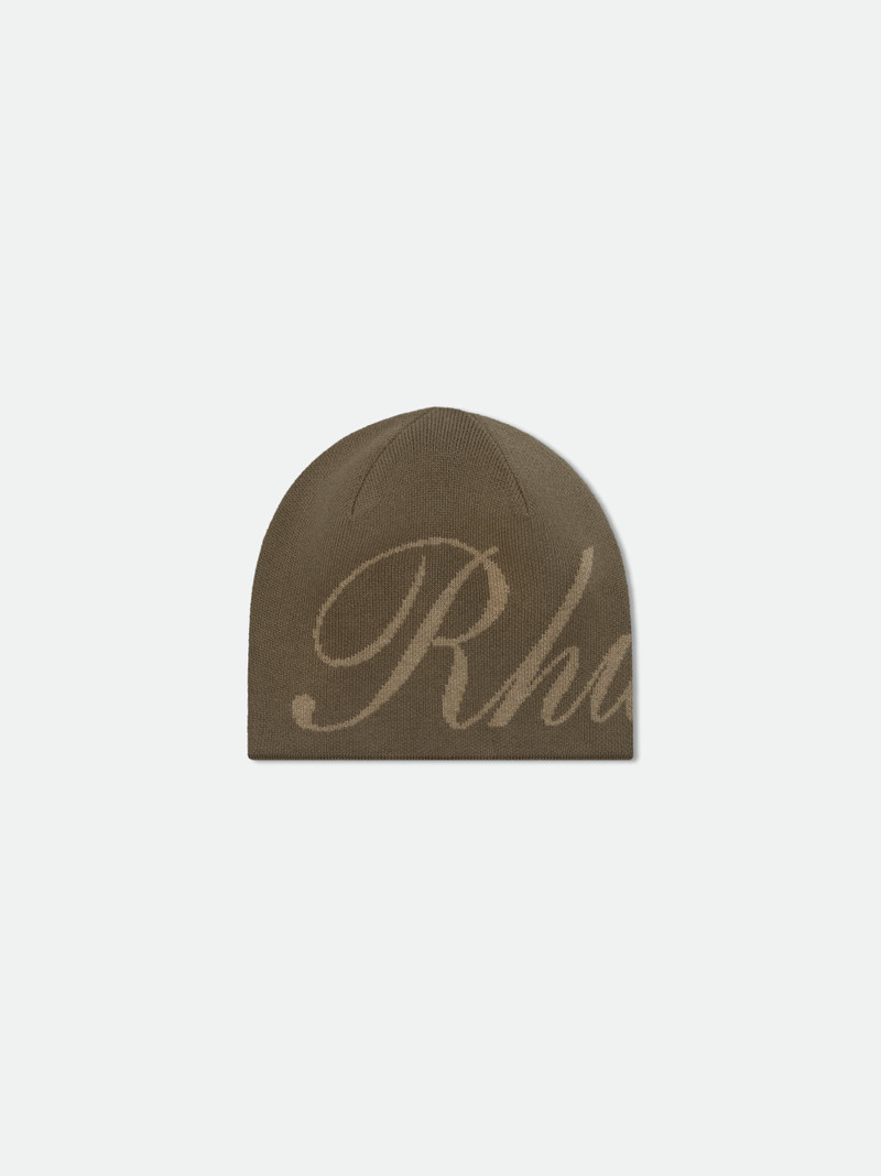 RHUDE SCRIPT KNIT BEANIE 1