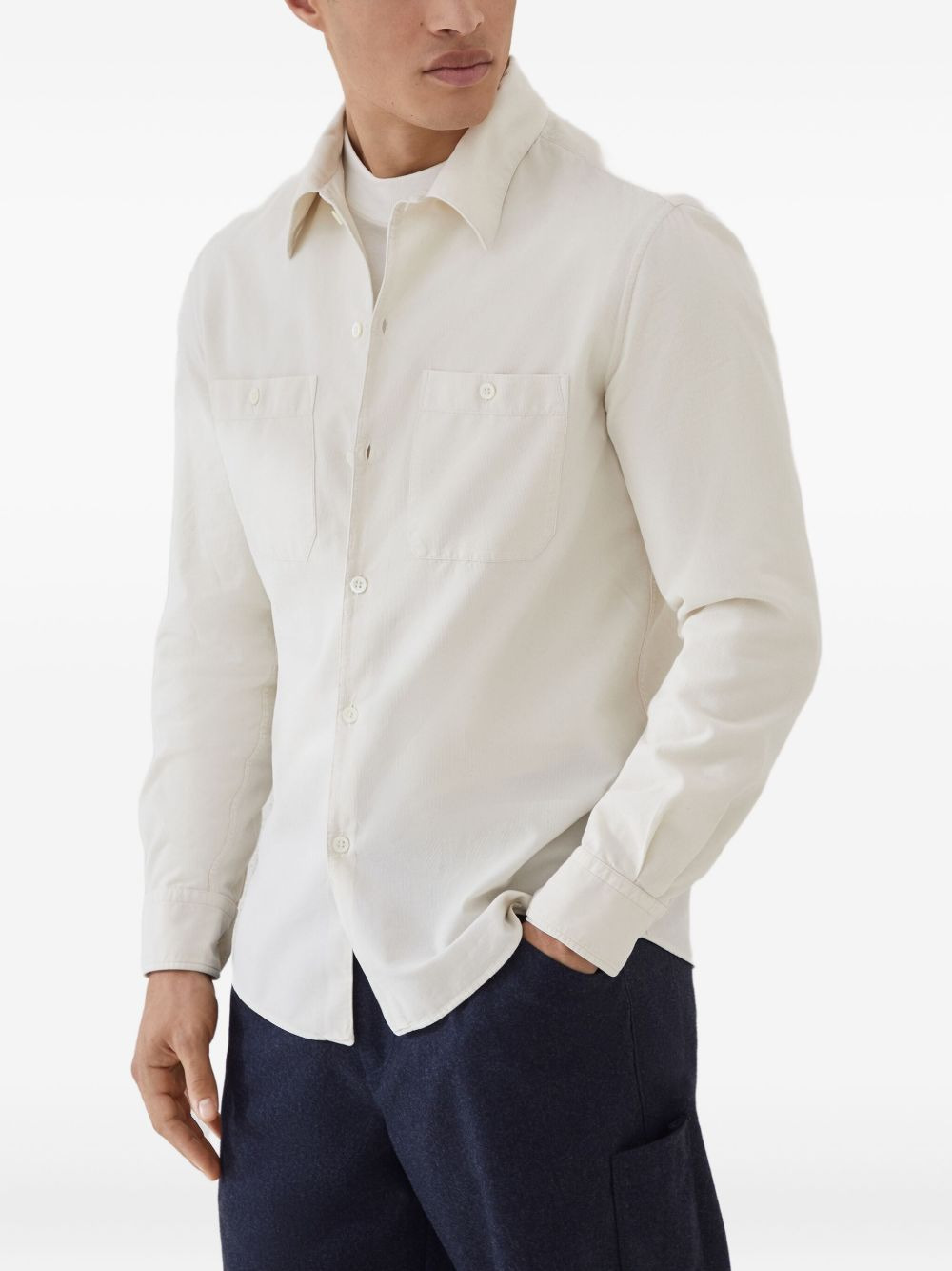 pocket cotton shirt - 3