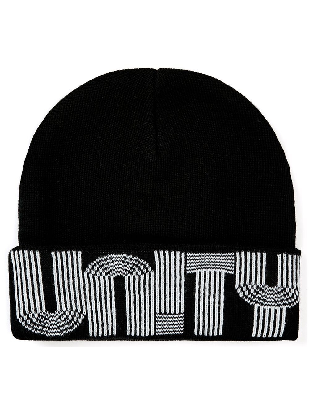 intarsia-knit wool beanie - 1