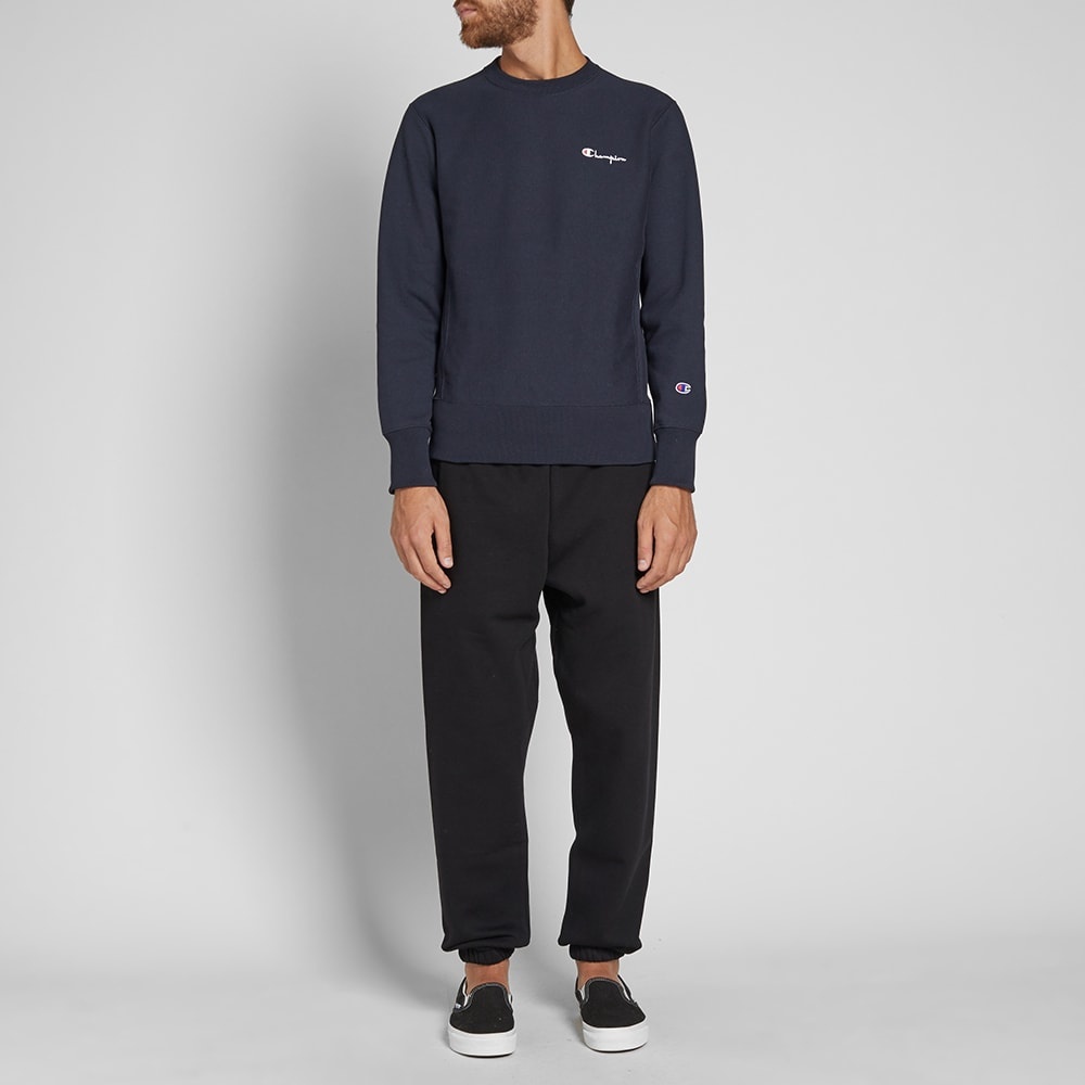 Champion Reverse Weave Script Logo Crew Sweat - 8