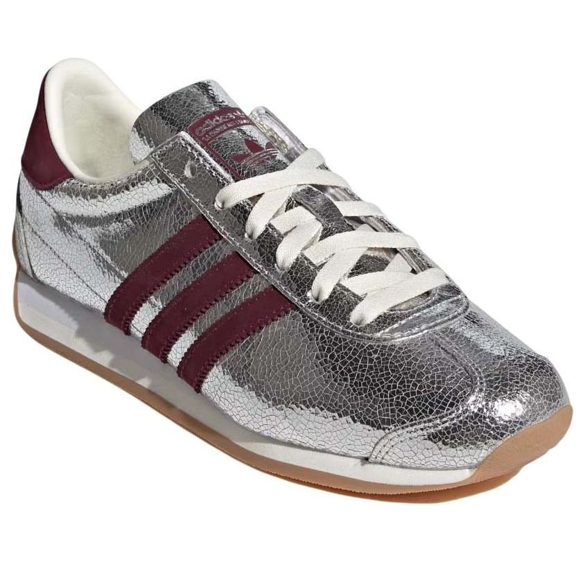 (WMNS) adidas Country OG 'Silver Metallic Maroon' JQ5111 - 3