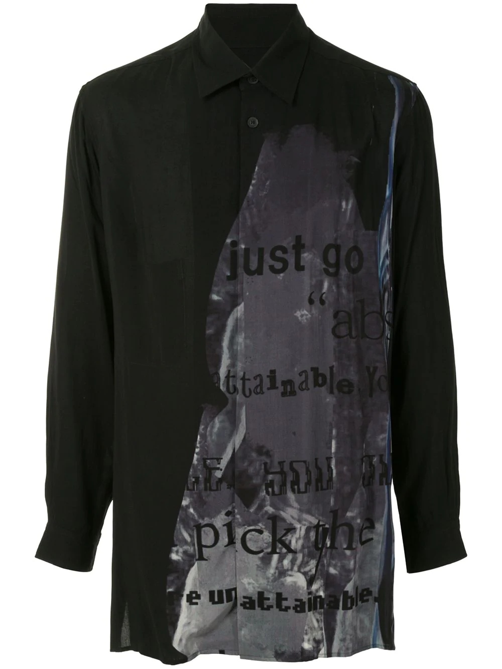 graphic print long-sleeve shirt - 1