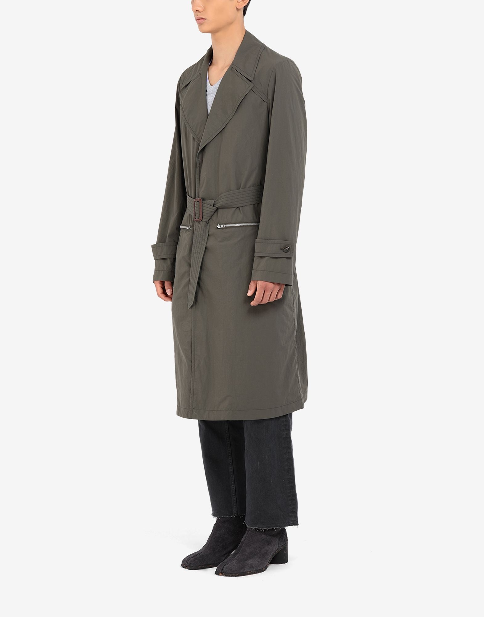 Recycled nylon trench coat - 5