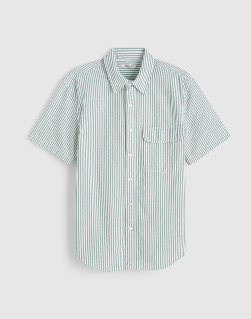 Short-Sleeve Single-Pocket Shirt in Allday Oxford 1