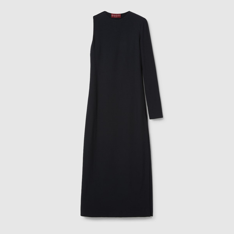 Acetate viscose sable dress 1