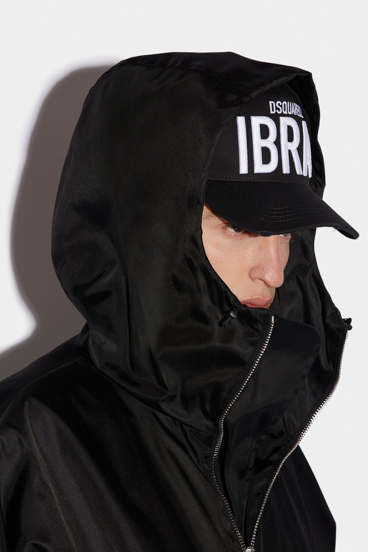 IBRA BLACK ON BLACK WINDBREAKER - 4