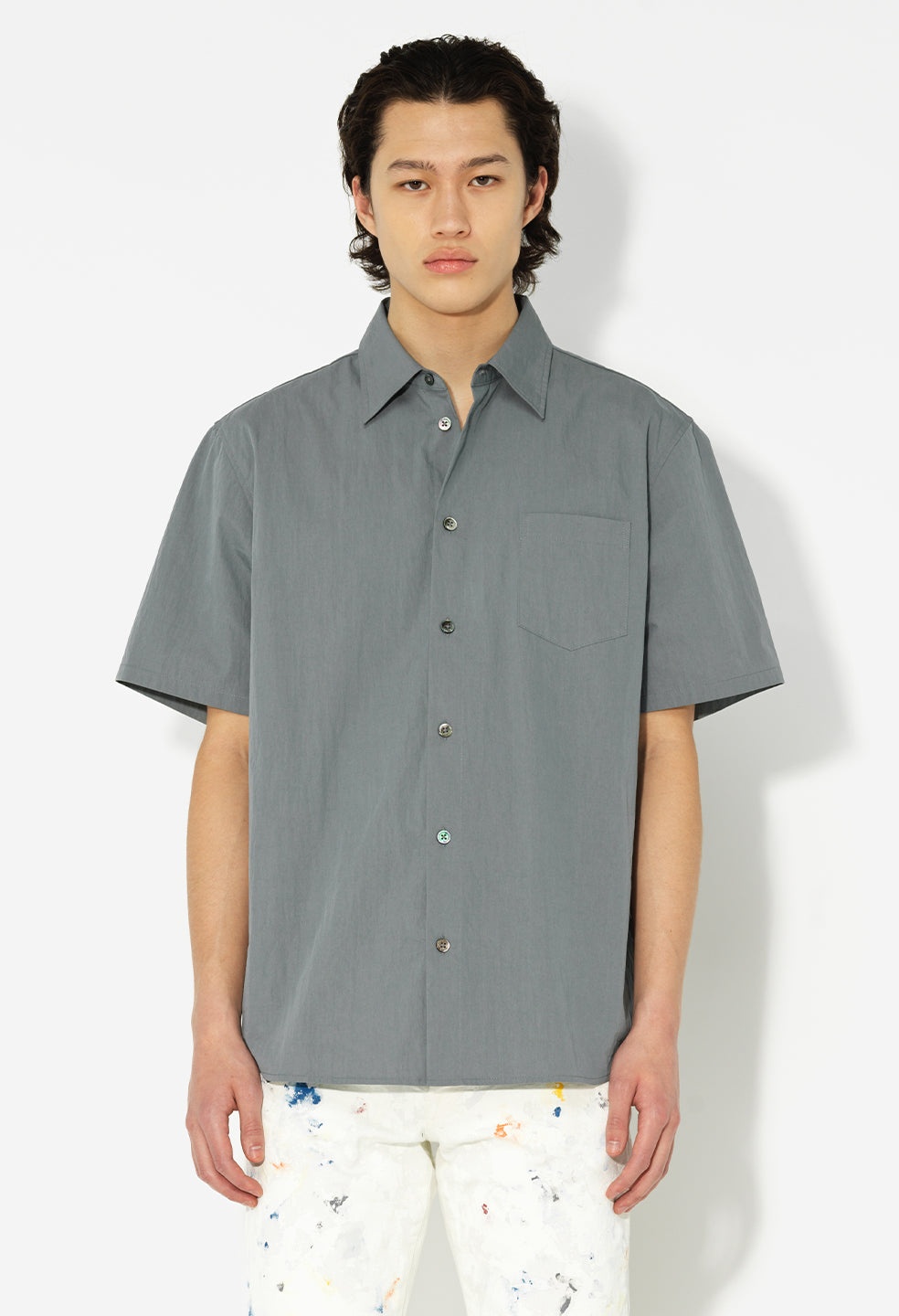 SS CLOAK BUTTON UP - 2