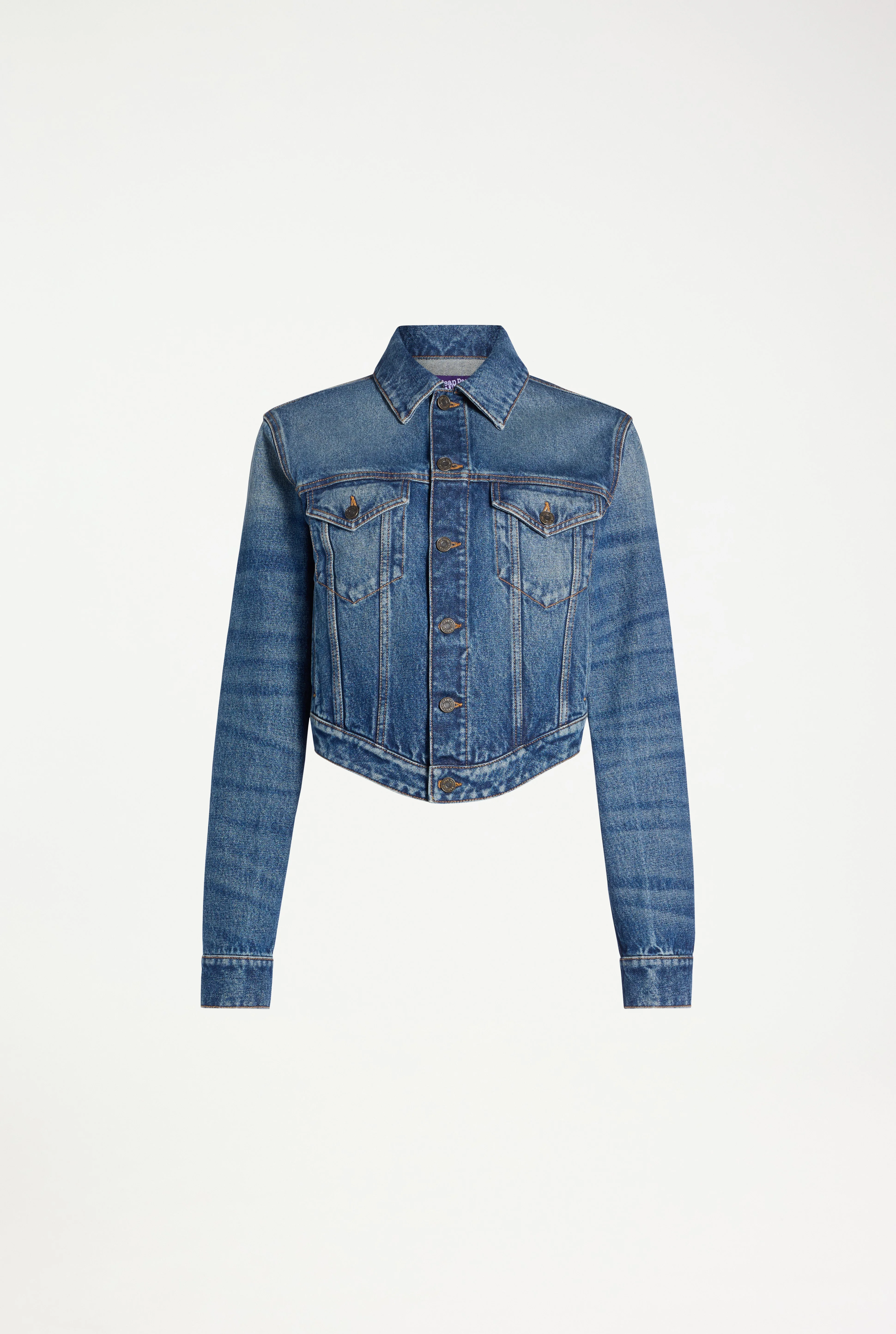 THE JPG CURVED DENIM JACKET - 1