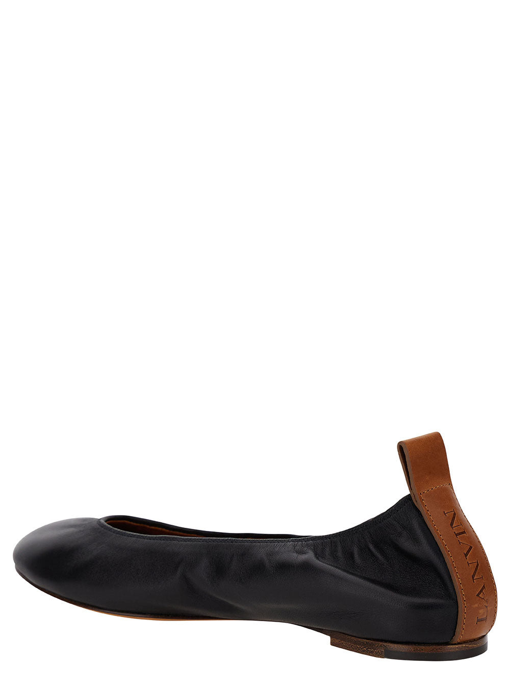 Lanvin Women Black Ballet Flats In Leather Woman - 3