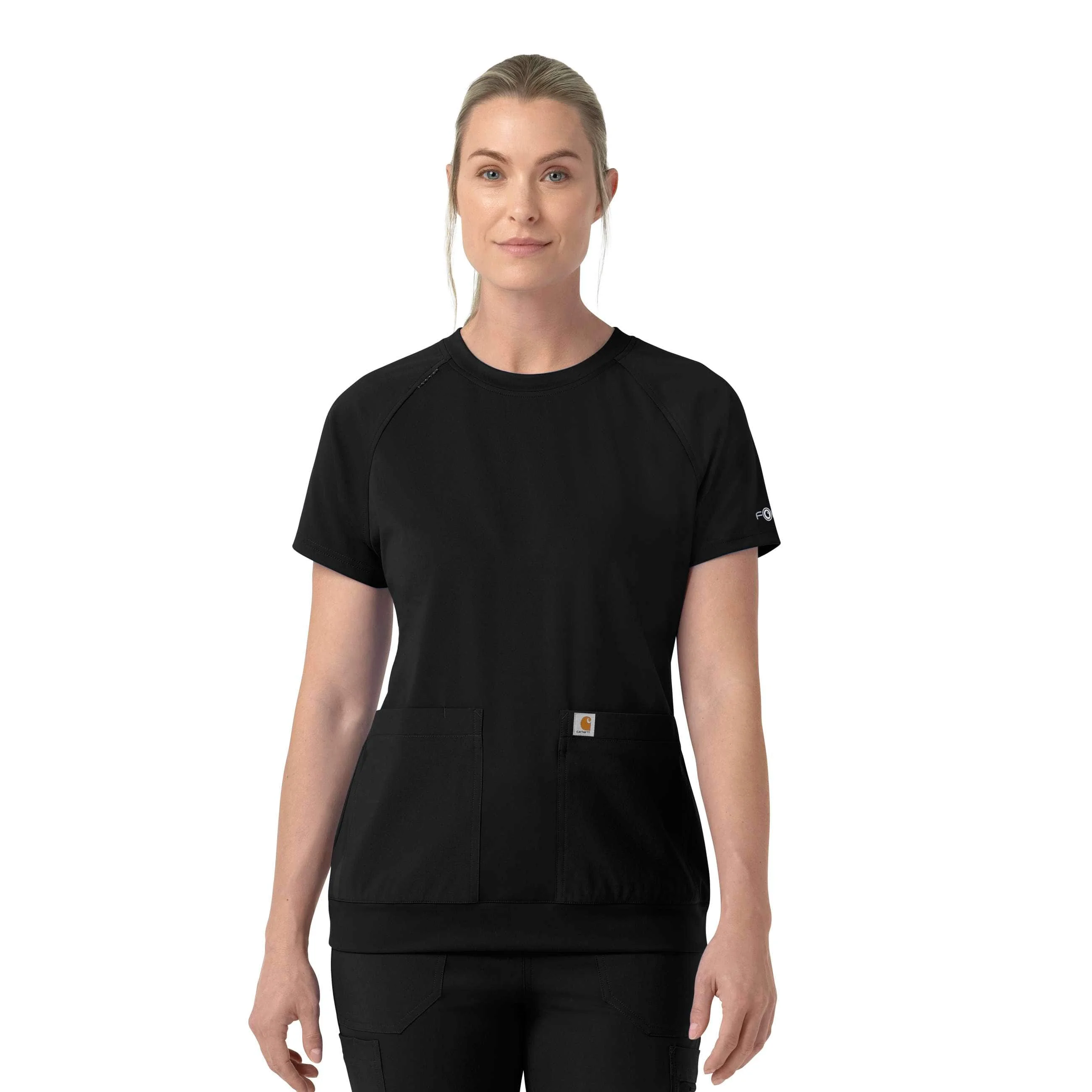 Women's Force Cross-Flex Knit Crew Neck Scrub Top - 1