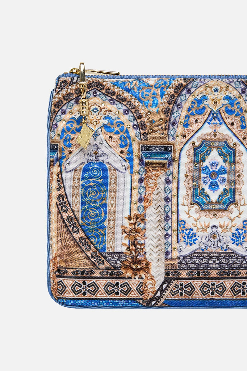 CAMILLA SMALL CANVAS CLUTCH outlook