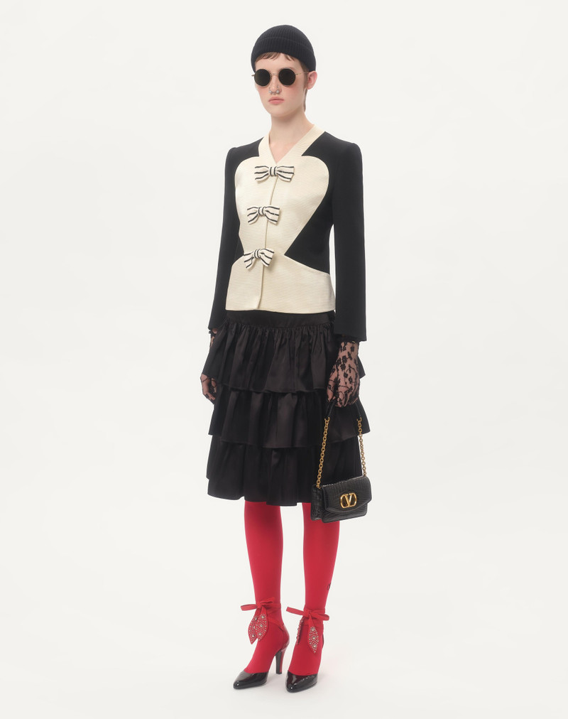 Valentino JACKET WITH EMBROIDERED BOWS outlook