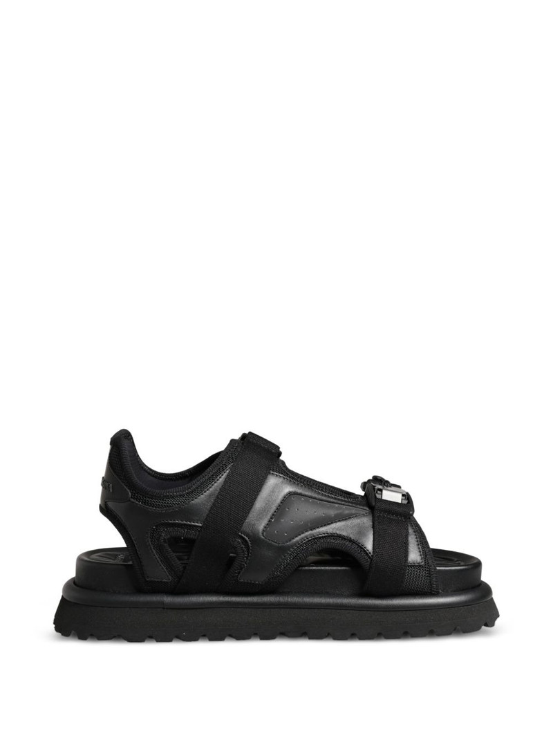 logo-detailed chunky sandals 1