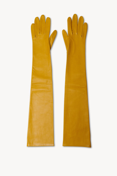 The Row Simon Gloves in Leather outlook