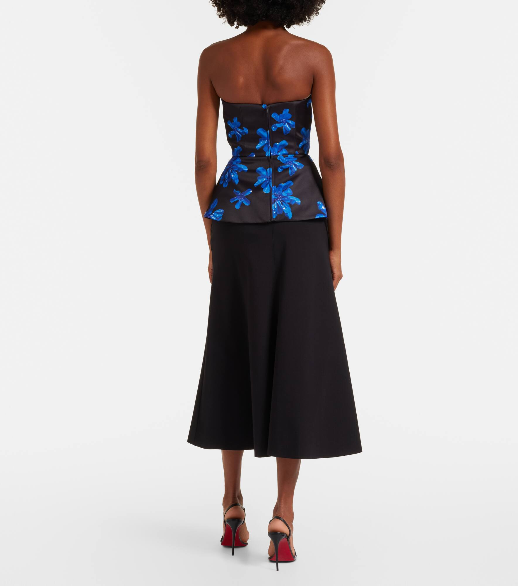 Regan floral genzianella tube top - 3