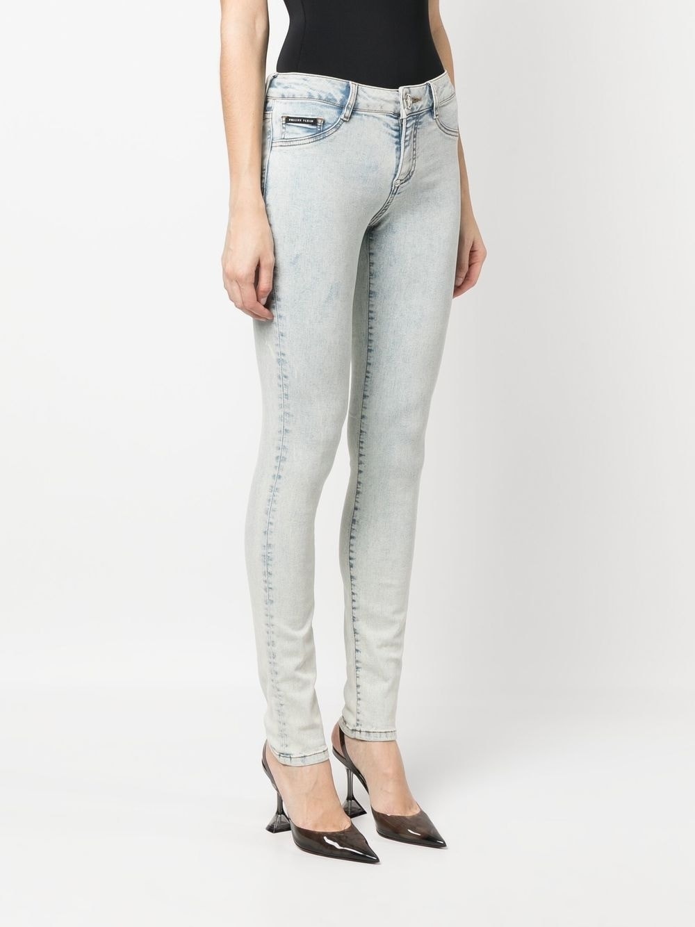 high-rise skinny-cut jeans - 3