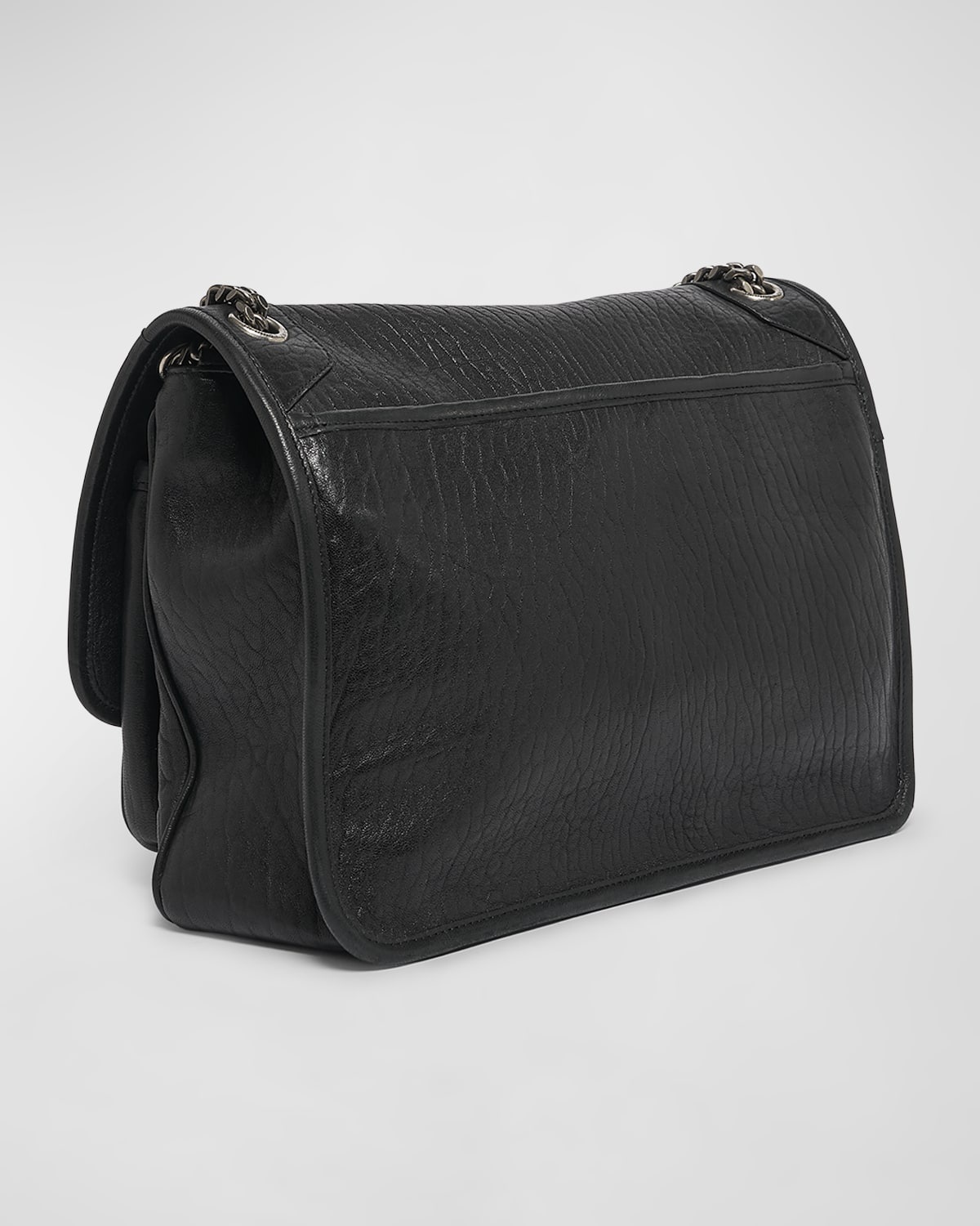 Niki Large YSL Shoulder Bag in Lambskin Leather - 6