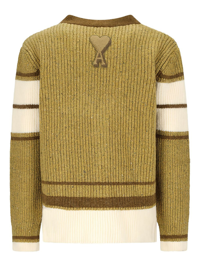 AMI Paris College V-neck cardigan outlook