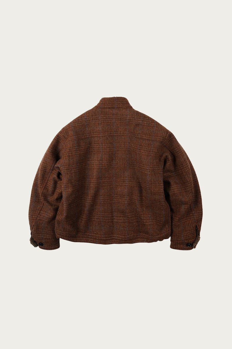 FrizmWORKS Fluffy Wool Harrington Jacket - Maple outlook