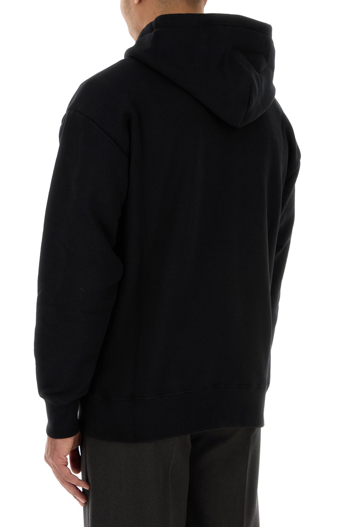 Black cotton sweatshirt - 4