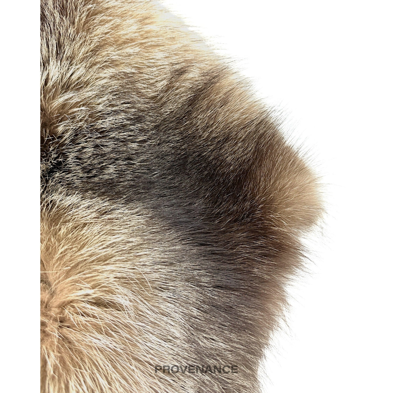 Givenchy Fur Shawl Scarf - Fox Red Brown Black Large - 6