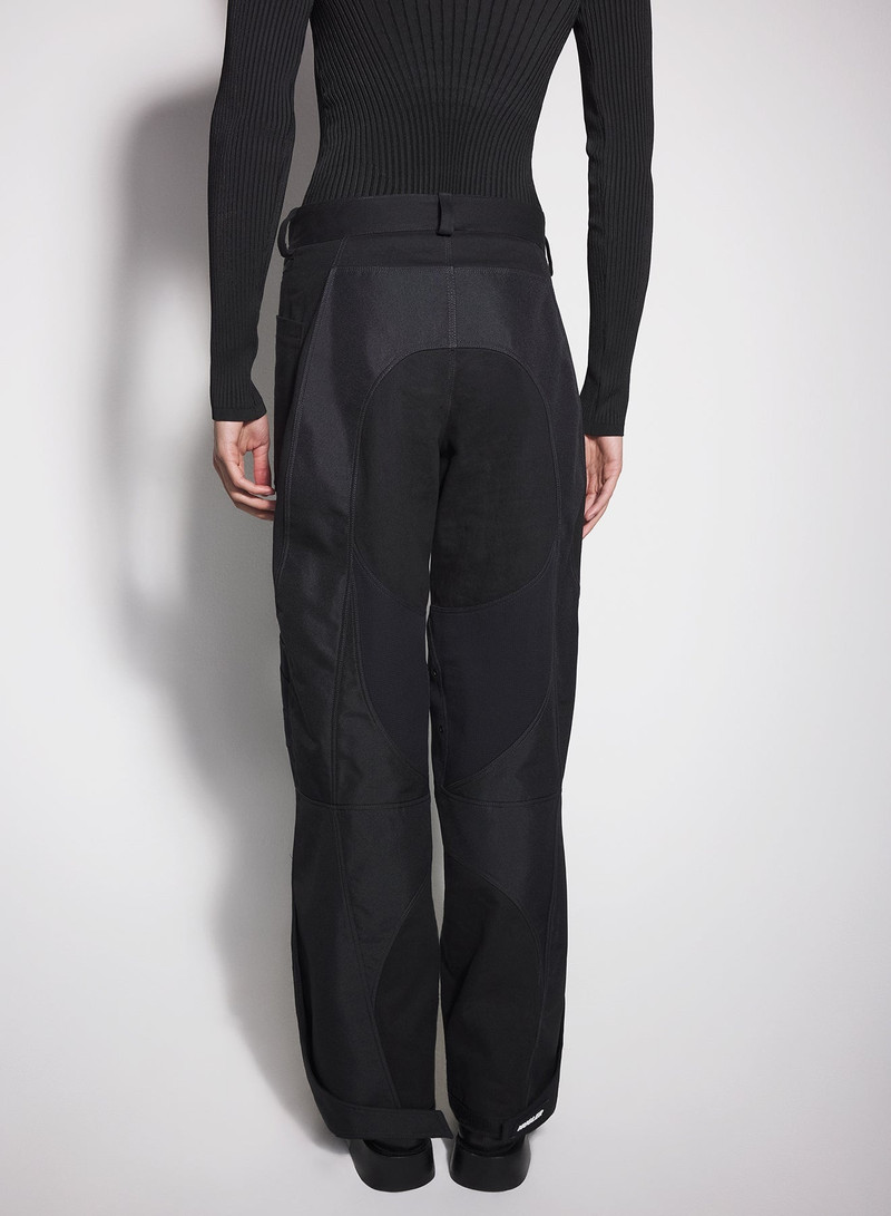 black technical fabric cargo pants 5