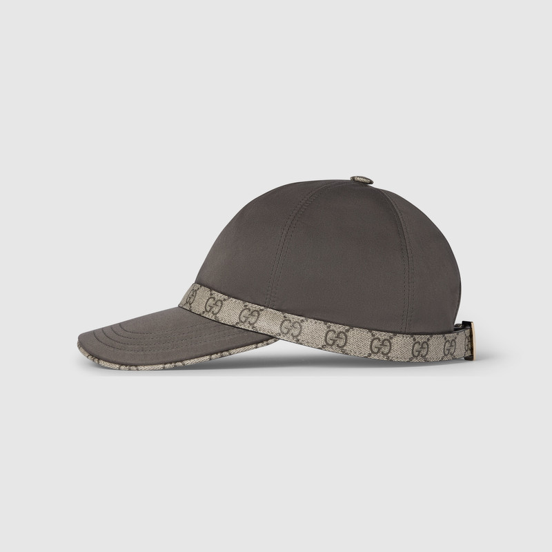 GUCCI Cotton baseball hat with Double G outlook