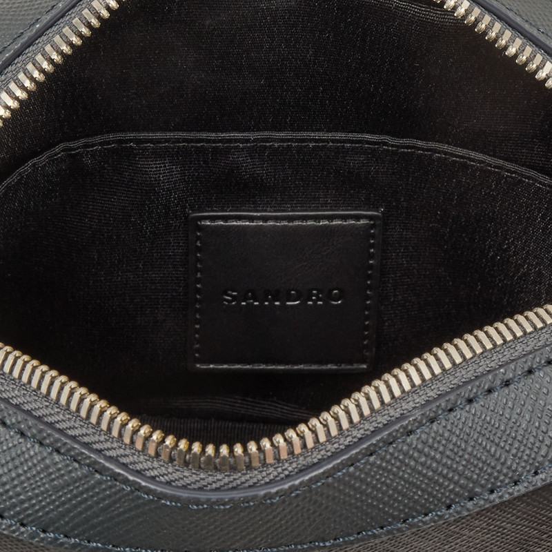SMALL RECONSTITUTED LEATHER BAG 8