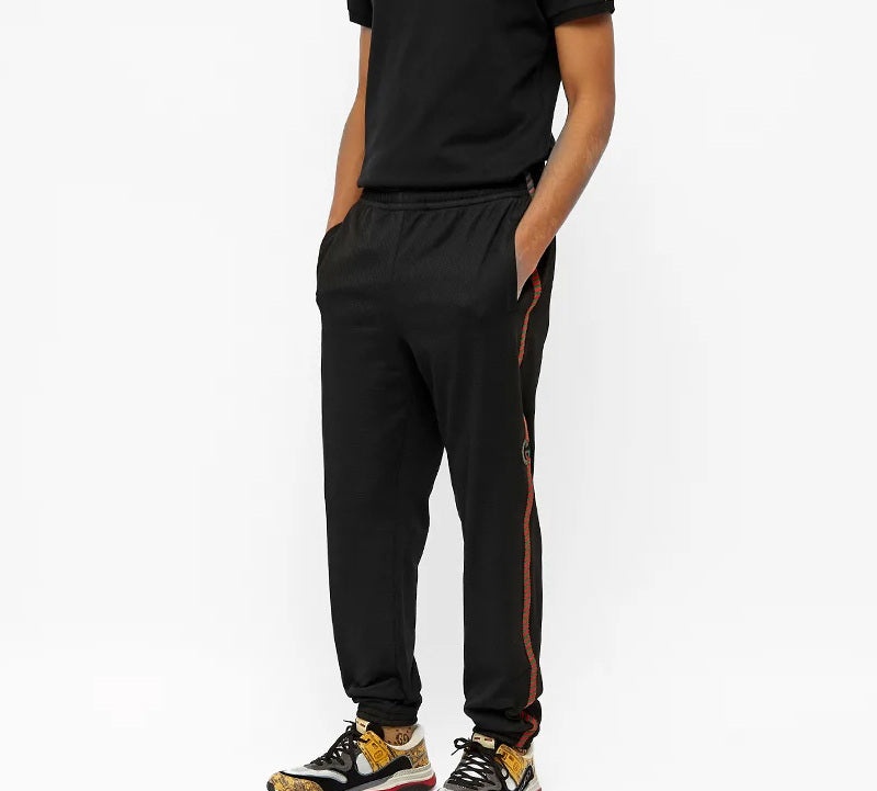 Gucci Airtex Rope Taped GG Logo Track Pant 'Black/Multicolor' 599356-XJB1N-1082 - 4