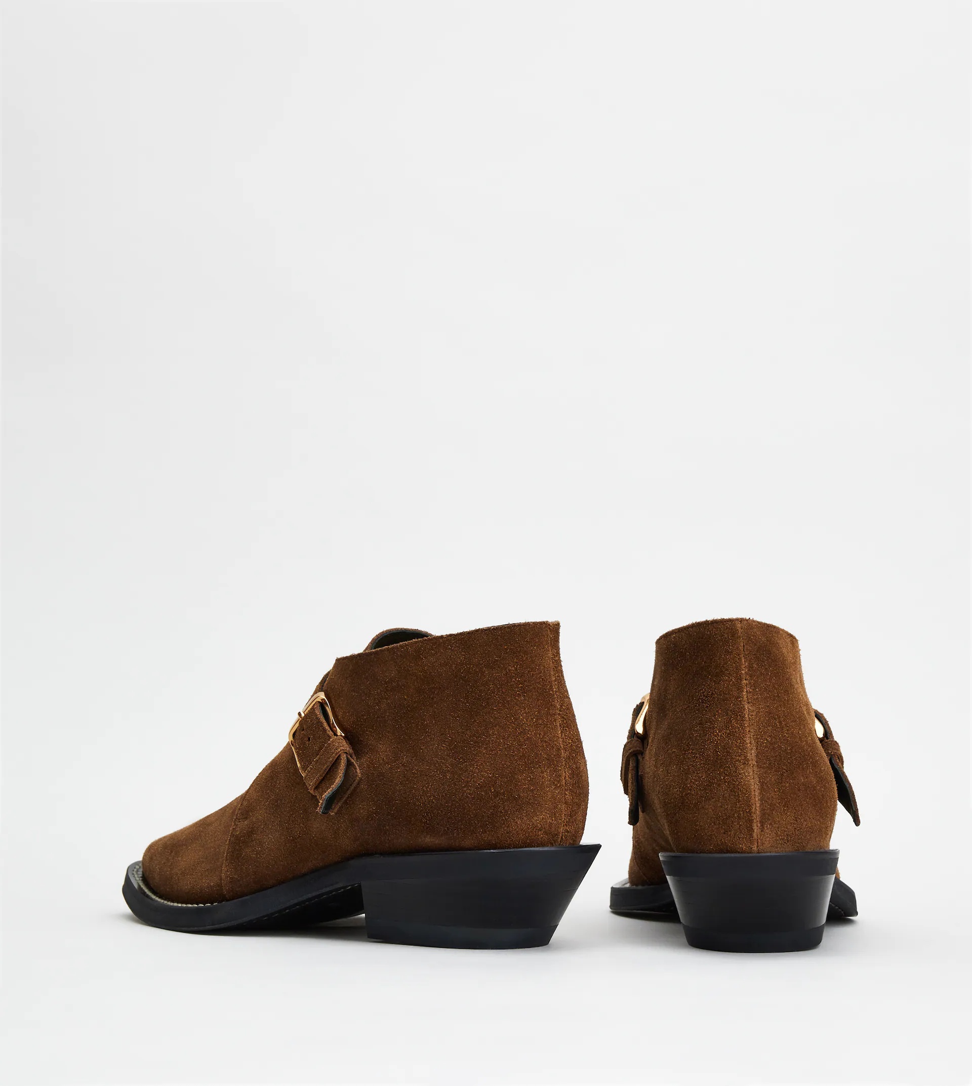 MONKSTRAPS IN SUEDE - BROWN - 3