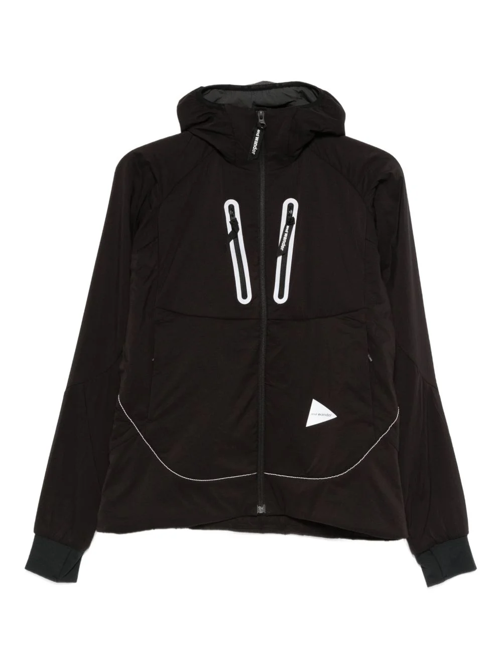 hooded zip-up jacket - 1