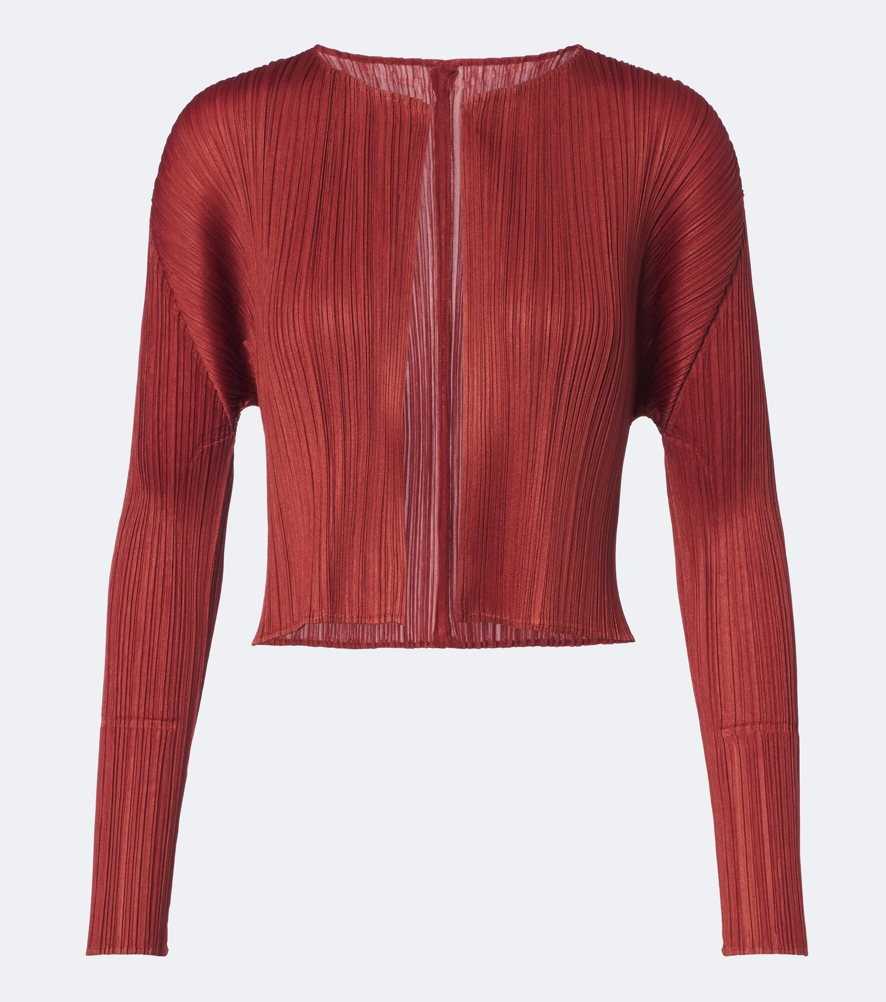 Monthly Colors: September pleated cardigan - 1