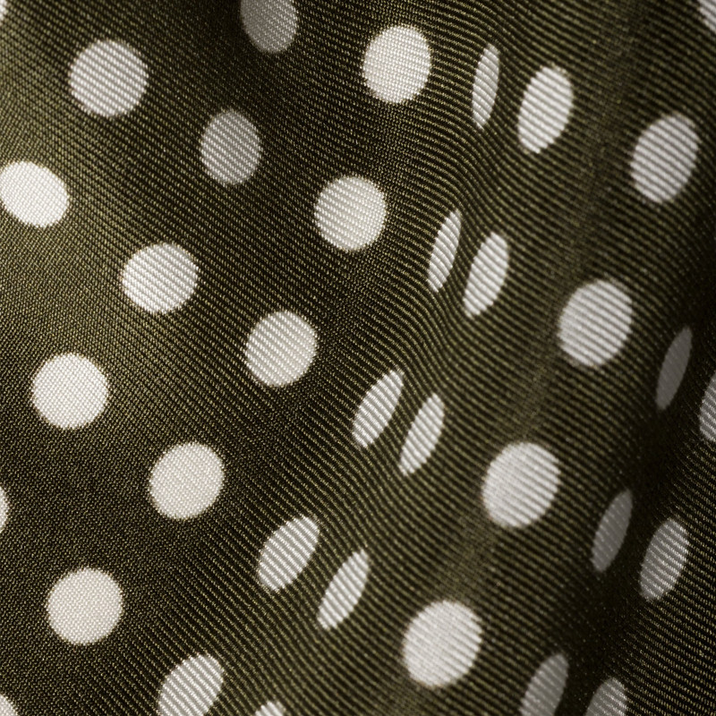 Miu Miu Printed silk twill scarf outlook