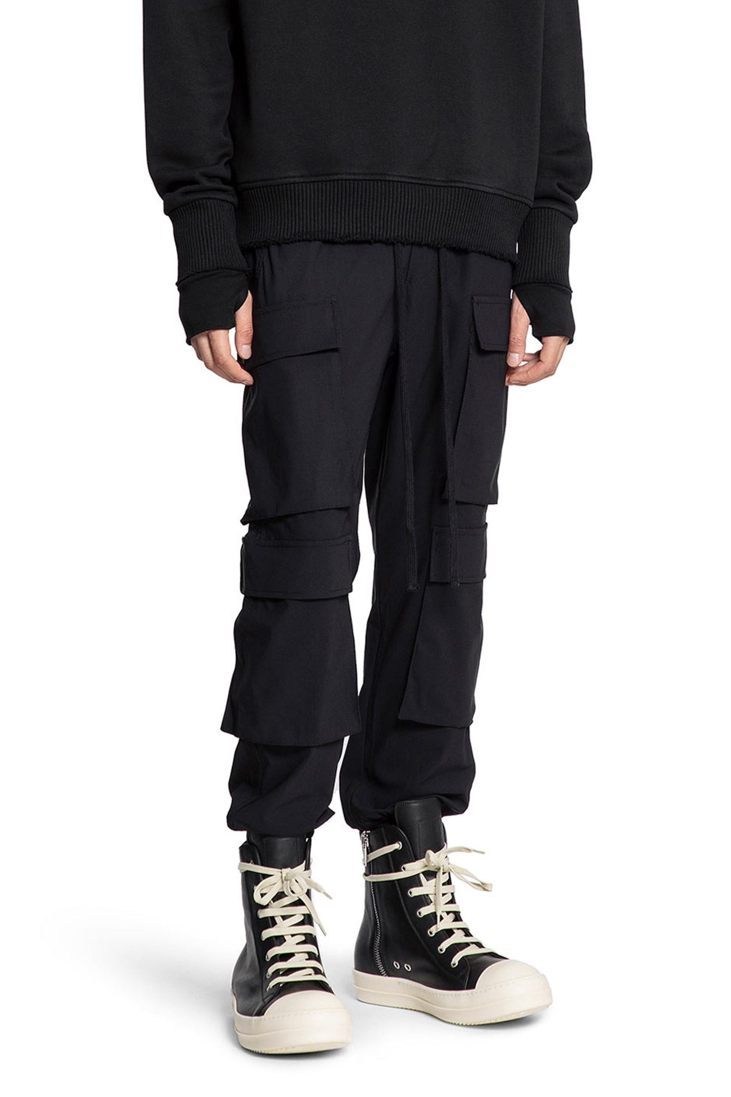 Waffle-Cotton-Jersey-Sweatpants - 6