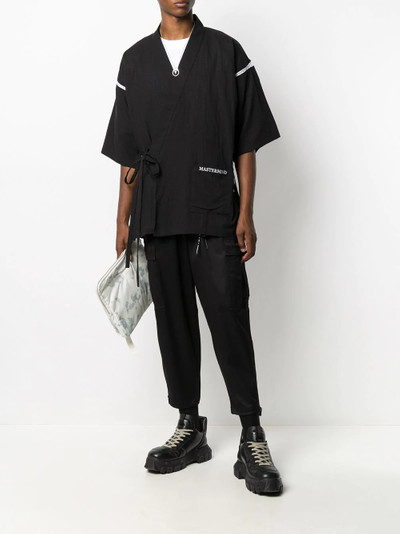 mastermind JAPAN cropped track pants outlook