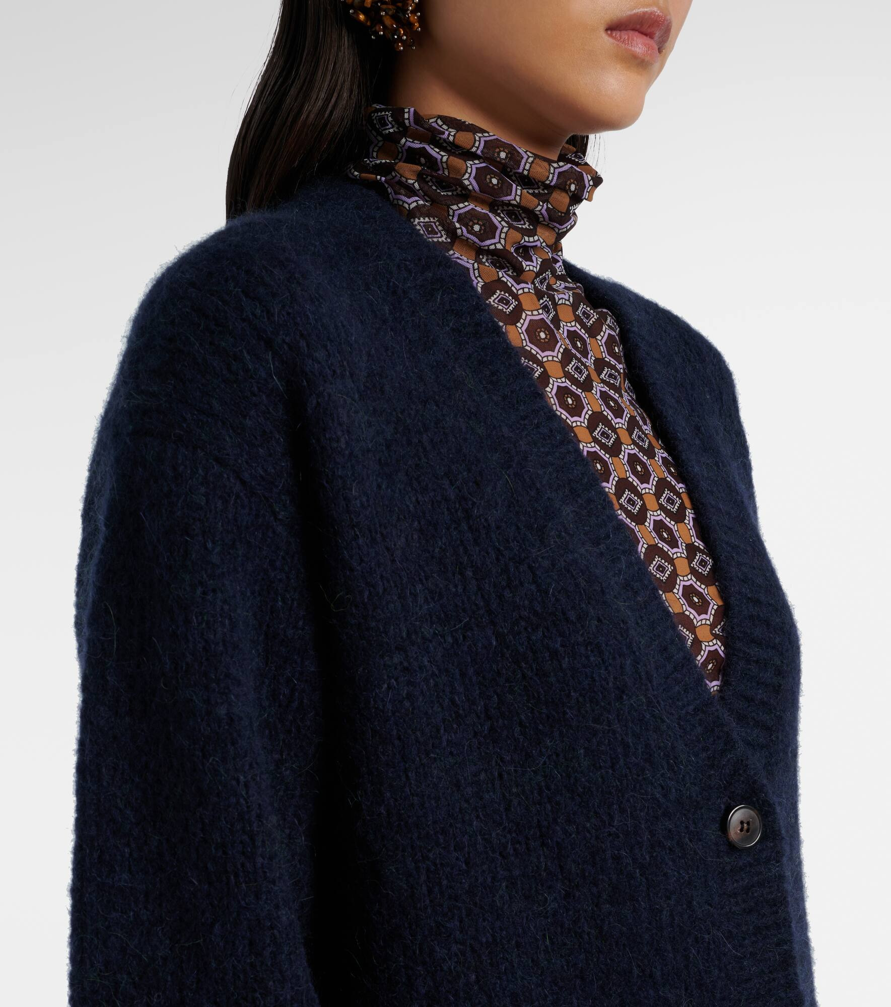 Alpaca and wool-blend cardigan - 4