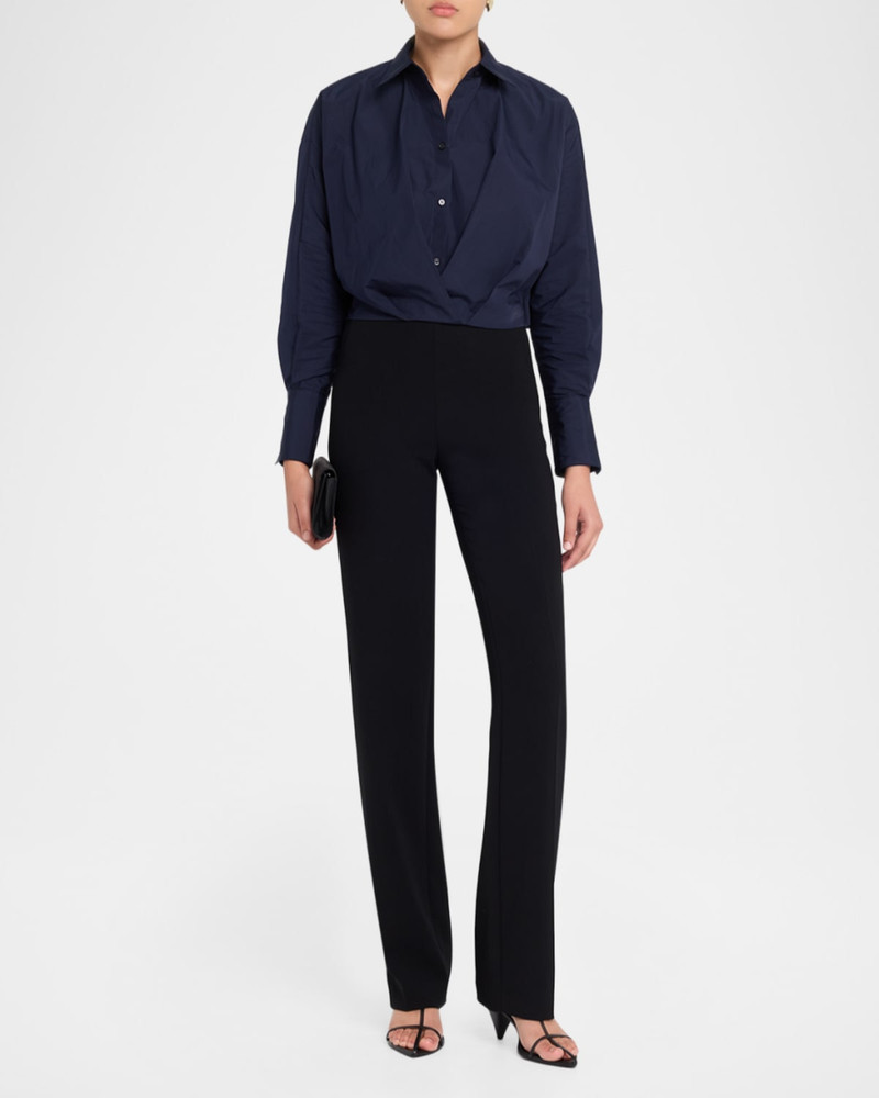 TWP Taken Cropped Cotton Poplin Top outlook