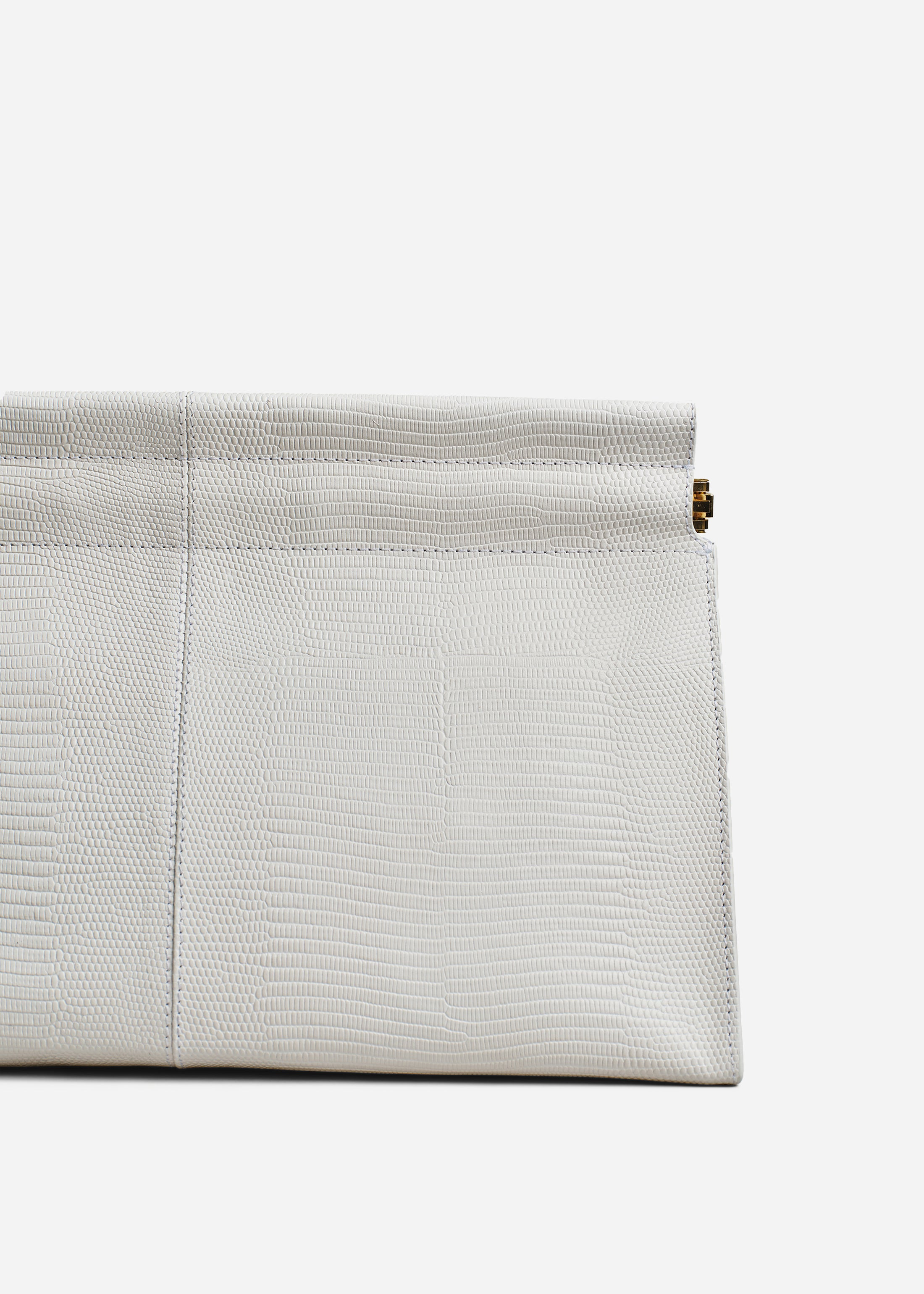 Large Leather Clutch - 3