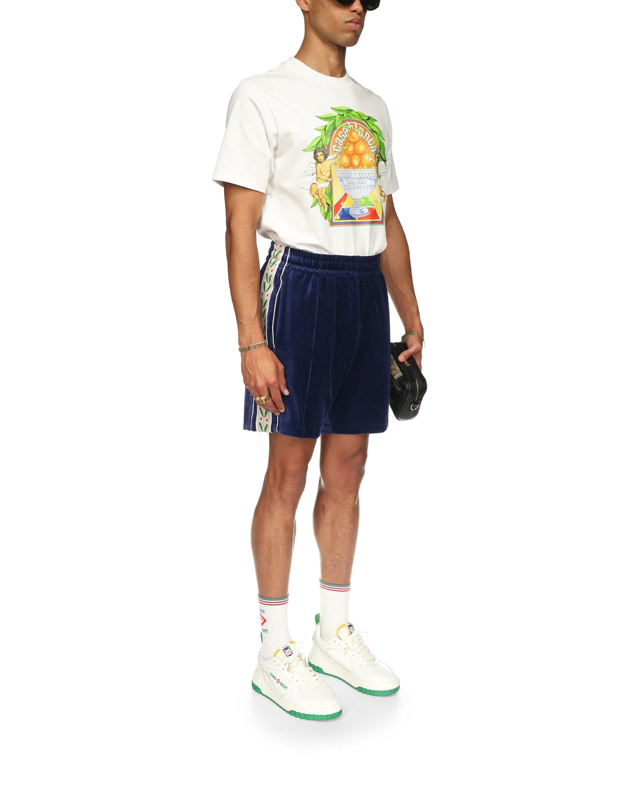 Velour Laurel Shorts | Casablanca Paris - 5