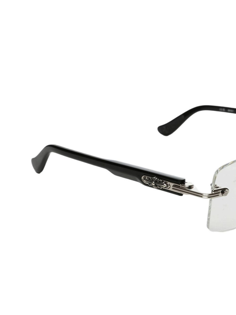 rimless rectangular-frame sunglasses 3